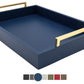 Montecito Home Decorative Coffee Table Tray - Ottoman Tray