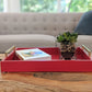 Montecito Home Decorative Coffee Table Tray - Ottoman Tray