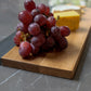 Modern Farmhouse Cheese Board - Acacia Wood with Black Slate or Faux Carrara Marble