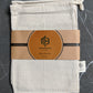 Artisan "Vive Le Pain" 100% Linen Bread Bag with Drawstring  Reusable Farmhouse Bread Bag