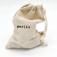 100% Artisan Linen Garlic Storage Bag - 9"x6" - Keep Cloves in a Dark, Cool, Breathable Environment