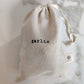 100% Artisan Linen Garlic Storage Bag - 9"x6" - Keep Cloves in a Dark, Cool, Breathable Environment