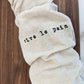 Artisan "Vive Le Pain" 100% Linen Bread Bag with Drawstring  Reusable Farmhouse Bread Bag