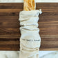 Artisan "Our Daily Bread" 100% Linen Bread Bag with Drawstring