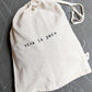 Artisan "Vive Le Pain" 100% Linen Bread Bag with Drawstring  Reusable Farmhouse Bread Bag