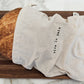 Artisan "Vive Le Pain" 100% Linen Bread Bag with Drawstring  Reusable Farmhouse Bread Bag