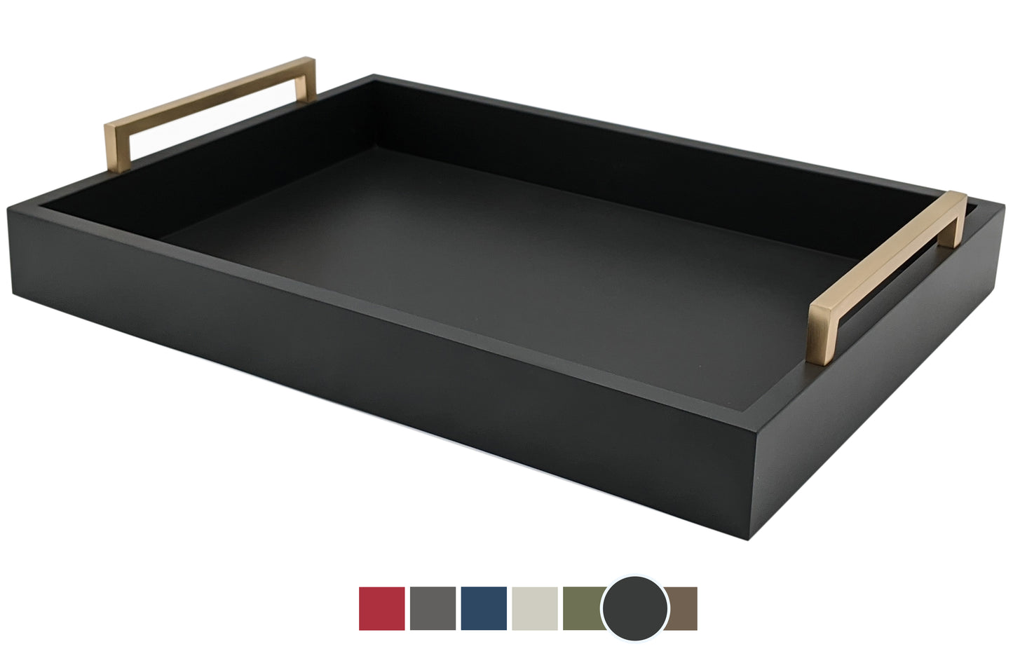 Montecito Home Decorative Coffee Table Tray - Ottoman Tray